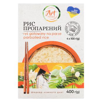 Рис Art Foods пропарений 4*100г - купити, ціни на - фото 3