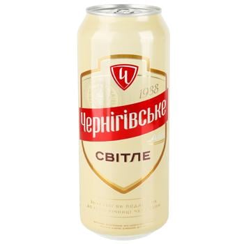 Пиво Черниговское светлое 4,8% 0,5л - купить, цены на Идеал - фото 1