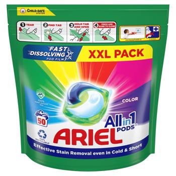 Капсули для прання Ariel Pods All-in-1 Color 50*19,7г - купити, ціни на Таврія В - фото 3