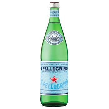 Вода минеральная San Pellegrino газированная 0,75л - купить, цены на METRO - фото 1