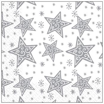 Margo Stars Three-layer Napkins 33x33cm 18pcs