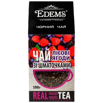 Чай черный Edems с кусочками лесных ягод 100г - купить, цены на Торба - фото 1