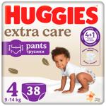 Підгузки-трусики Huggies Extra Care 4 9-14кг 38шт