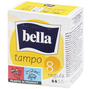 Тампоны Bella Tampo Premium Comfort Regular 8шт - купить, цены на Auchan - фото 1