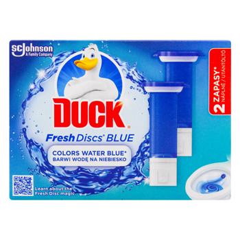 Duck Blue Disks Gel Toilet Cleaner 2pcs*36ml - buy, prices for Auchan - photo 2