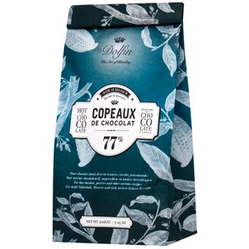 Dolfin Dark Chocolate Flakes 77% 200g