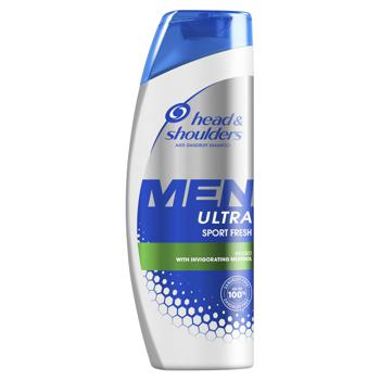 Шампунь Head & Shoulders Men Ultra Sports Fresh против перхоти 360мл - купить, цены на Auchan - фото 1