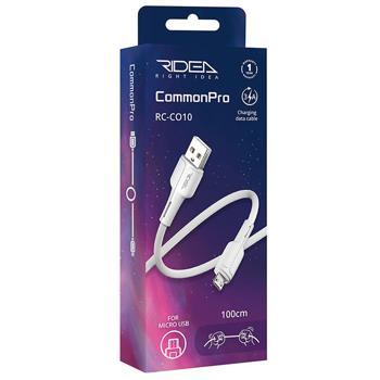 Кабель Ridea USB RC-CO10 CommonPro Micro 3A білий - купити, ціни на КОСМОС - фото 1
