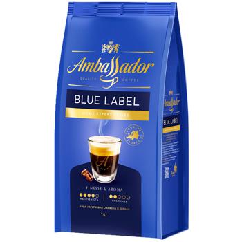 Кава Ambassador Blue Label в зернах 1кг