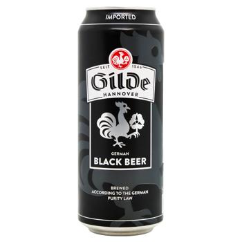 Пиво Gild Black темне фільтр ж/б 5,5% 0,5л
