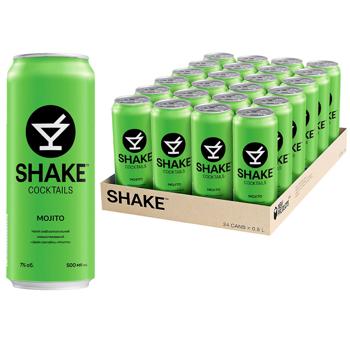 Shake Mojito Highly Carbonated Low-alcohol Drink 7% 0.5l - buy, prices for METRO - photo 1