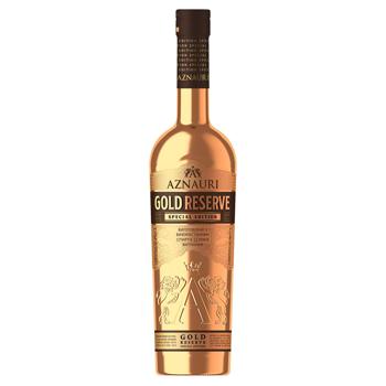 Aznauri Gold Reserve Brandy 5 Years 40% 0.5l - buy, prices for COSMOS - photo 1
