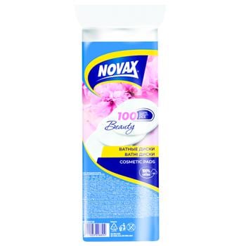 Novax Cotton Pads 100pcs - buy, prices for Supermarket "Kharkiv" - photo 1