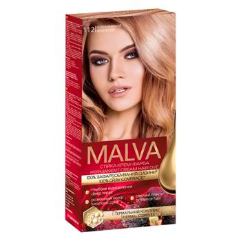 Крем-фарба для волосся стійка MALVA Color Revive №112 Бежевий блонд