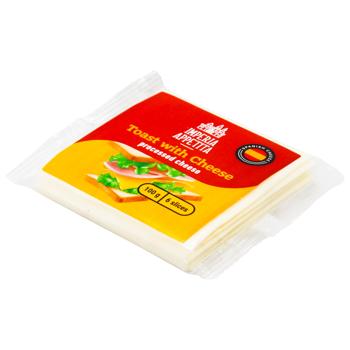 Продукт сырный плавленый Imperia Apetitta Тостовый 45% 100г - купить, цены на NOVUS - фото 2
