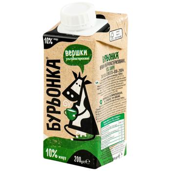 Burenka Ultrapasteurized Сream 10% 200g - buy, prices for Chudo Market - photo 2
