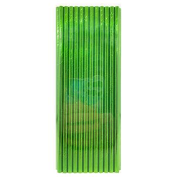 Соломинки для напоїв паперові зелені 25шт - купити, ціни на Таврія В - фото 1
