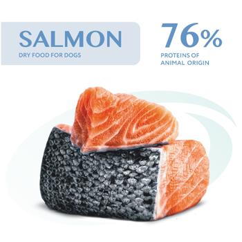 Optimeal Hypoallergenic Dry Food with Salmon for Dogs of Medium and Large Breeds 12kg - buy, prices for - photo 2