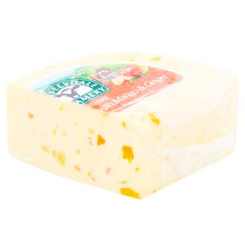 Wensleydale Cheese with Mango and Ginger 48% - buy, prices for Vostorg - photo 1