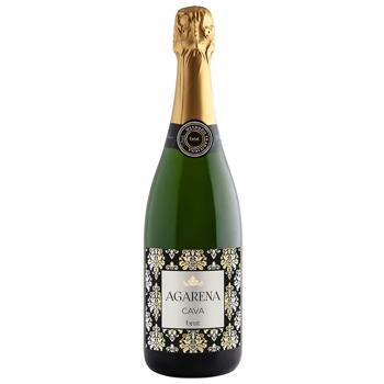 Agarena Cava Brut White Sparkling Wine 11.5% 0.75l - buy, prices for Chudo Market - photo 1