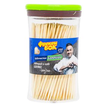 Freken Bok Bamboo Toothpicks 250pcs - buy, prices for MegaMarket - photo 1