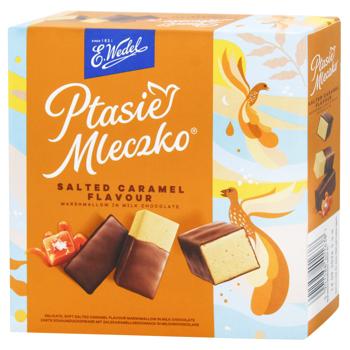 Конфеты Wedel Птичье молоко со вкусом соленой карамели 340г - купить, цены на Эпицентр FOOD - фото 2