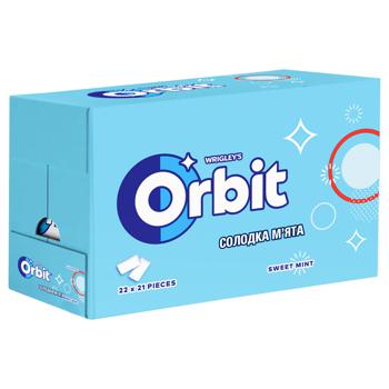 Orbit Sweet Mint Chewing Gum 21pcs 29g - buy, prices for Auchan - photo 2