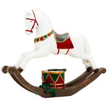 Декоративна статуетка Конячка гойдалка 19.5см 894-002 BONADI 1 шт - купити, ціни на WINETIME - фото 2