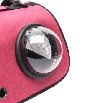 MasterZoo Carrying Bag with Porthole for Dogs and Cats Up to 5 kg 40x27x25cm Pink - buy, prices for MasterZoo - photo 3