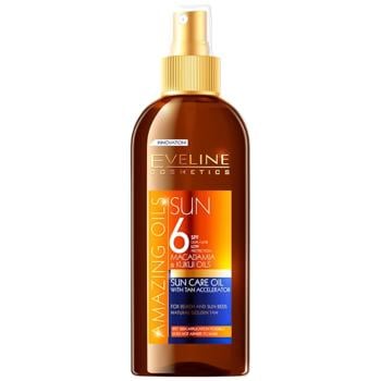 Олія-спрей для засмаги Eveline Cosmetics Sun Amazing Oils SPF6 150мл