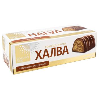 Халва Золотой Век Фантазія соняшн шоколад глазур 470г