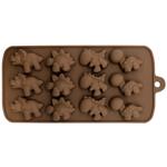 Форма для конфет Flamberg Dino силикон 21*10,5*1,8см