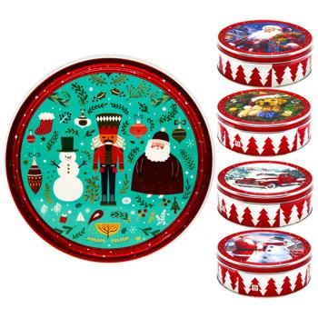 Печенье Red Mix Рождественское масляное 454г в ассортименте - купить, цены на КОСМОС - фото 1