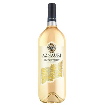 Aznauri Alazan Valley White Semi Sweet Wine 9-13% 1.5l - buy, prices for EKO Market - photo 1