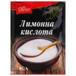 Deko Lemon Acid 20g