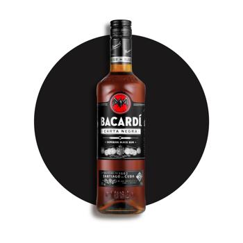 Ром Bacardi Carta Negra темний 40% 0,5л - купити, ціни на Торба - фото 2