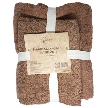Набір Рушників Home Line махрових 2шт - купити, ціни на КОСМОС - фото 6