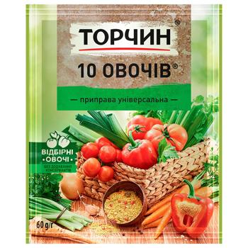 TORCHYN® 10 Vegetables universal seasoning 60g - buy, prices for Ideal - photo 1