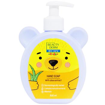 Мыло жидкое Beauty Derm Kids с экстрактом алоэ 300мл - купить, цены на Auchan - фото 1