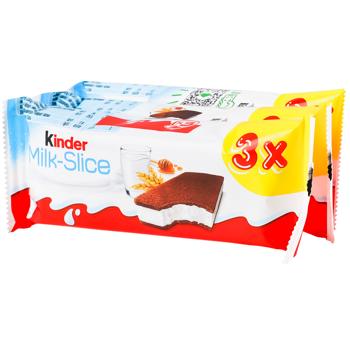 Kinder Milk-Slice Biscuit Cake 28g x 3pcs - buy, prices for - photo 2