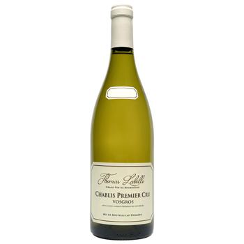 Thomas Labille Chablis Premier Cru Chardonnay White Dry Wine 13% 0.75l - buy, prices for COSMOS - photo 1