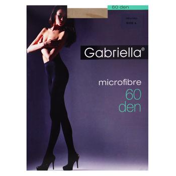 Колготи жіночі Gabriella Microfibre 60 den р.4 Neutro матові - купити, ціни на МегаМаркет - фото 1