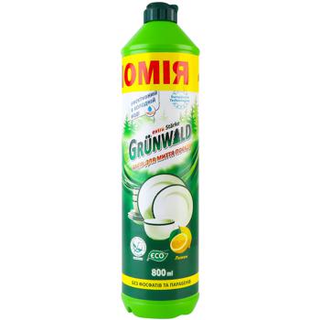 Grunwald Lemon Dishwashing Liquid 800g - buy, prices for Auchan - photo 1