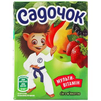 Сок Садочок Мультивитаминный 0,2л - купить, цены на КОСМОС - фото 3