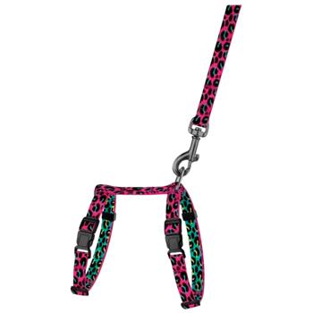 Barksi BronzeDog Urban Art шлея з повідцем для собак XXS - різнокольоровий - купить, цены на MasterZoo - фото 1