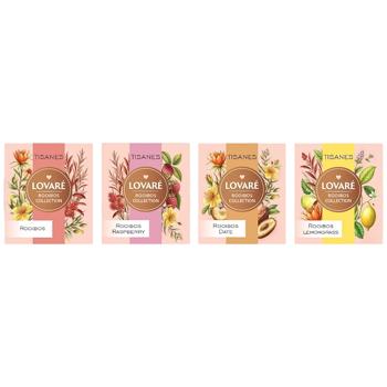 Чай травяной Lovare Assorted Tisanes Rooibos Collection 1,5г х 32шт - купить, цены на - фото 2