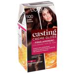 Краска для волос L'Oreal Paris Casting Cream Gloss 500 Светло-каштановый без аммиака