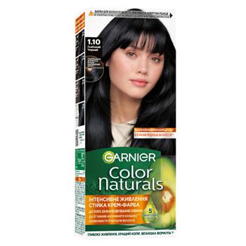 Крем-краска Garnier Color Naturals Интенсивное увлажнение для волос стойкая №1.10 - купить, цены на За Раз - фото 1