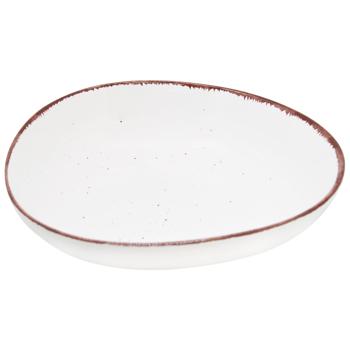 Arte Viva Nature Look Off-White Oval Plate 23cm - buy, prices for Za Raz - photo 1