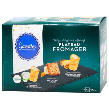 Набір печива Gavottes Plateau Fromager асорті 240г - купити, ціни на - фото 1